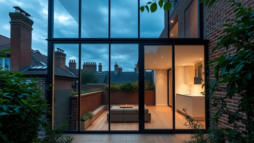 Glass Extension Walls Potters Bar
